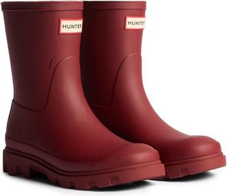 Hunter Downpour Short Boot Gummistiefel - Unisex | rot