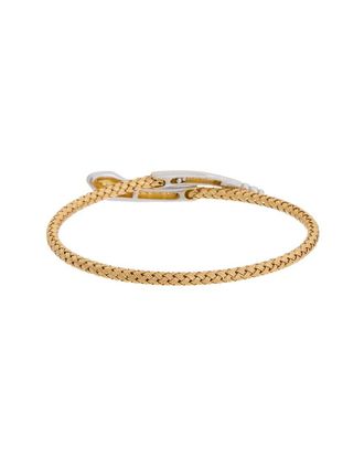 Meshmerise 18K Over Silver 0.15 Ct. Tw. Diamond Mesh Bangle Bracelet