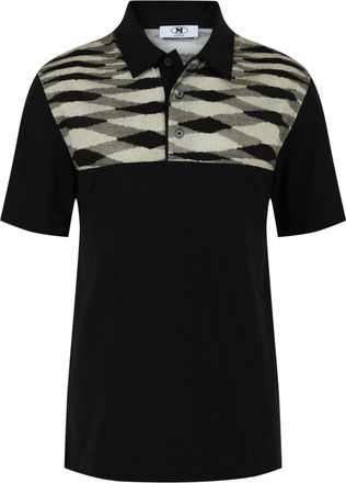 M Missoni Contrasting-Collar Polo Shirt