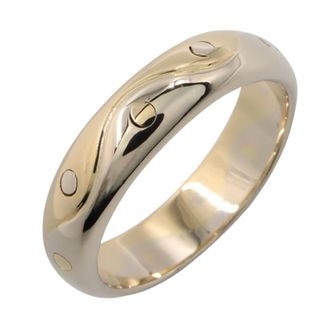 Bulgari Gold Silver Yellow Gold (18K) White Gold (18K) Band Ring (Pre-Owned)