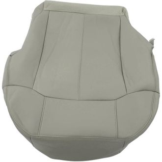 OEM Funda Inferior Del Asiento Delantero Del Conductor, Protector De Asiento De Cuero Sint&eacute;tico De Repuesto Para Chevy Suburban 1999-2002, Color Gris -cre