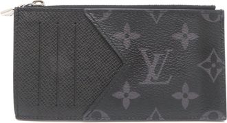 Louis Vuitton Black Monogram Eclipse Coin Purse/Coin Case (Pre-Owned)