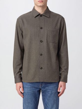 Brioni Shirt Men color Brown
