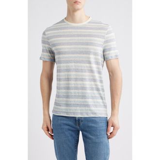 Robert Barakett Masino Stripe Crewneck T-Shirt in Blue at Nordstrom Rack, Size Small