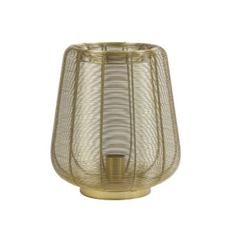 Light & Living L&aacute;mpara De Mesa - Adeta - Dorado - Metal - - Light&living