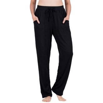 Lofbaz Yoga Sweatpants for Women Girls Leggings Jogger Clothes with Pockets Lounge Outfits Pajama Maternity Clothing Black Large