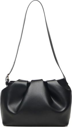 Themoirè Borsa a spalla con fibbia - Nero