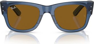 Ray-Ban Mega Wayfarer 51mm Square Sunglasses in Brown at Nordstrom