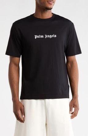 Palm Angels Logo Graphic T-Shirt in Black/white at Nordstrom Rack, Size Xx-Large