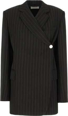 Sportmax Calate Blazer - Dames - Blazers - Zwart - M - Leer - Jassen