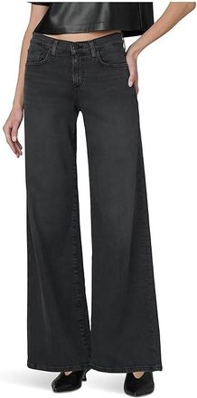 Joe's The Lou Lou Low Rise Wide Leg Womens Jeans Black Cat : 30 32, Cotton/Denim/Polyester