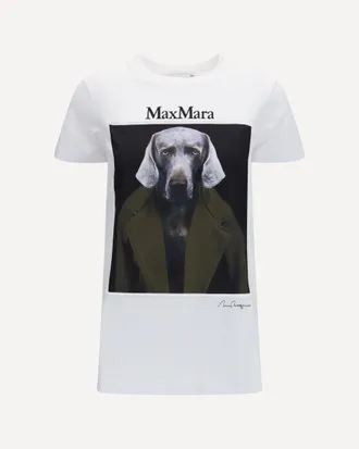 Max Mara Calca graphic print T-shirt Female S