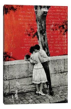 iCanvas To Be Alone With You Canvas Art by DB Waterman Canvas Artwork, 18x12 in Red at Nordstrom Rack, Size 18X12