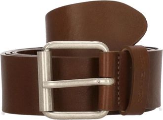 Carhartt Work in Progress Script Leren Riem - Heren - Riemen - Bruin - L - Leer - Accessoires