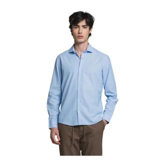 IMPURE Impure, Heren, Overhemden, Blauw, Maat: XL Linnen