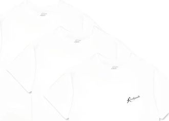 Readymade T-shirt girocollo con logo ricamato - Bianco