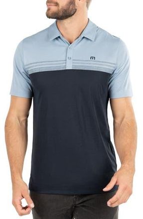 Travis Mathew Chock a Block Polo in Faded Denim at Nordstrom Rack, Size Small