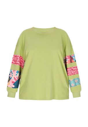 Izia Plussize sweatshirt vrouwen Groen
