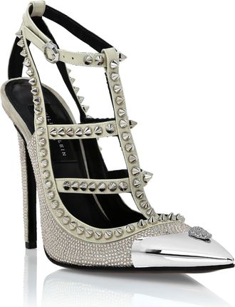 Philipp Plein Sandalen Hoge Hakken Skull