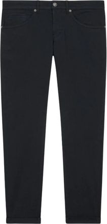Dondup George Katoenmix Broek - Heren - Slim Fit Jeans - Blauw - W32 - Katoen - Jeans