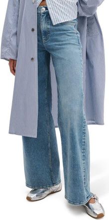 Rag & Bone Flexi Andi High Waist Wide Leg Jeans in Lyon at Nordstrom, Size 26