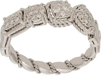 Dolce & Gabbana Anello Easy in oro bianco 18 carati con diamanti