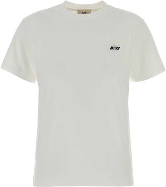 Autry White Cotton T Shirt
