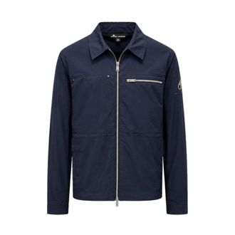 Moose Knuckles Overshirt - male - Moose Knuckles - Light Jackets - Blue - XL - Jackets