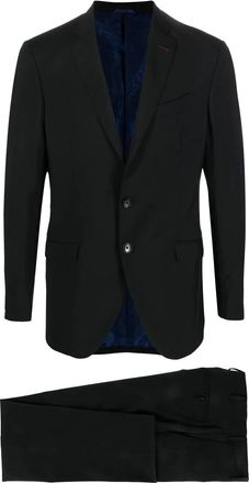 Etro Pak met enkele rij knopen - Zwart