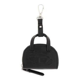 Diesel Bag Accessories, female, Black, Size: ONE SIZE 1DR Dome Charm
