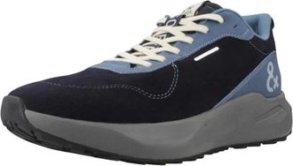Xti Kaizen Sneaker - Heren - Schoenen - Blauw - Maat: 42 EU Leer