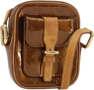 Louis Vuitton Pre-owned Vintage Cross Body Bag - Dames - Vintage Schoudertas - Bruin - ONE Size - Leer - Vintage