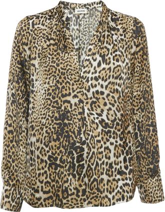 Zadig&Voltaire Top con stampa leopardata - Toni neutri