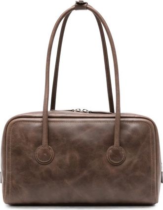 Margesherwood Logo-embossed Leather Shoulder Bag