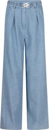 Aaiko Dames, Broeken, Blauw, Maat: S