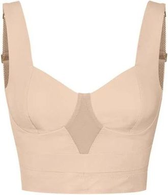 Elisabetta Franchi Dames, Tops, Beige, Maat: XS Polyamide