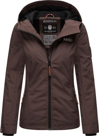 Marikoo dames tussenjas - Brombeere, lichtgewicht met capuchon