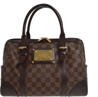 Louis Vuitton Berkeley Damier Brown Canvas Handbag (Pre-Owned)