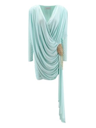 Nervi lexi patch mini dress - women - Fabric - 40 - Blue