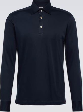 Kiton Cotton poplin polo top
