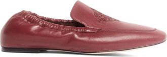 Anthony Veer Ingrid Loafers Womens Rhubarb Elastic Back Square Toe GAL2024