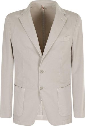 Santaniello Mastic Brushed Gabardine Jacket