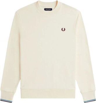 Fred Perry Heren, Truien, Wit, Maat: S