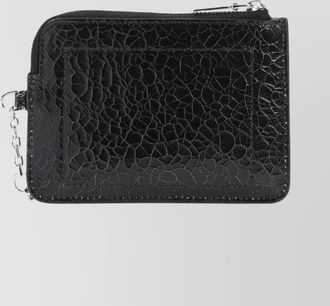 Alexander McQueen leather card holder