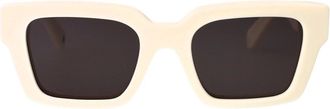 Off-white Sunglasses, unisex, Beige, Size: 53 MM Stylish Sunglasses for Men and Women