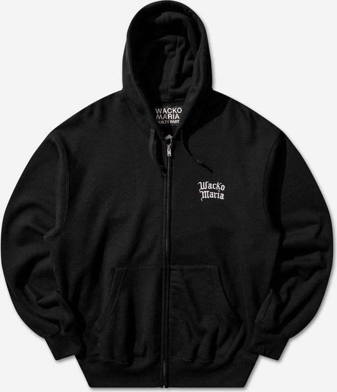 Men s Heavy Weight Full Zip Hoodie Black