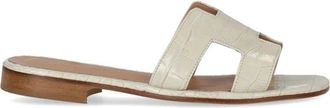 Paolo Ferrara Sandalo Caprese - Dames - Sandalen - Wit - 36 EU - Leer - Schoenen