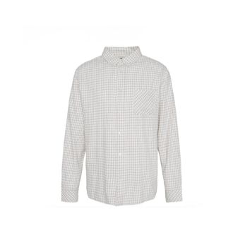Barbour Newbury Shirt in Uniform Groen - Heren - Casual Overhemden - Beige - L - Katoen - Overhemden