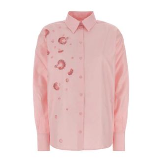 Des_Phemmes Camisa Oxford - Blouses & Shirts - Mujer - Rosa - S