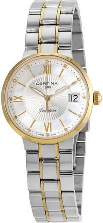 Certina DS Stella Quartz Diamond Mother of Pear Dial Ladies Watch C031.210.22.116.00